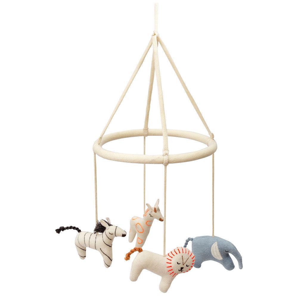 Safari Animal Baby Mobile By Meri Meri